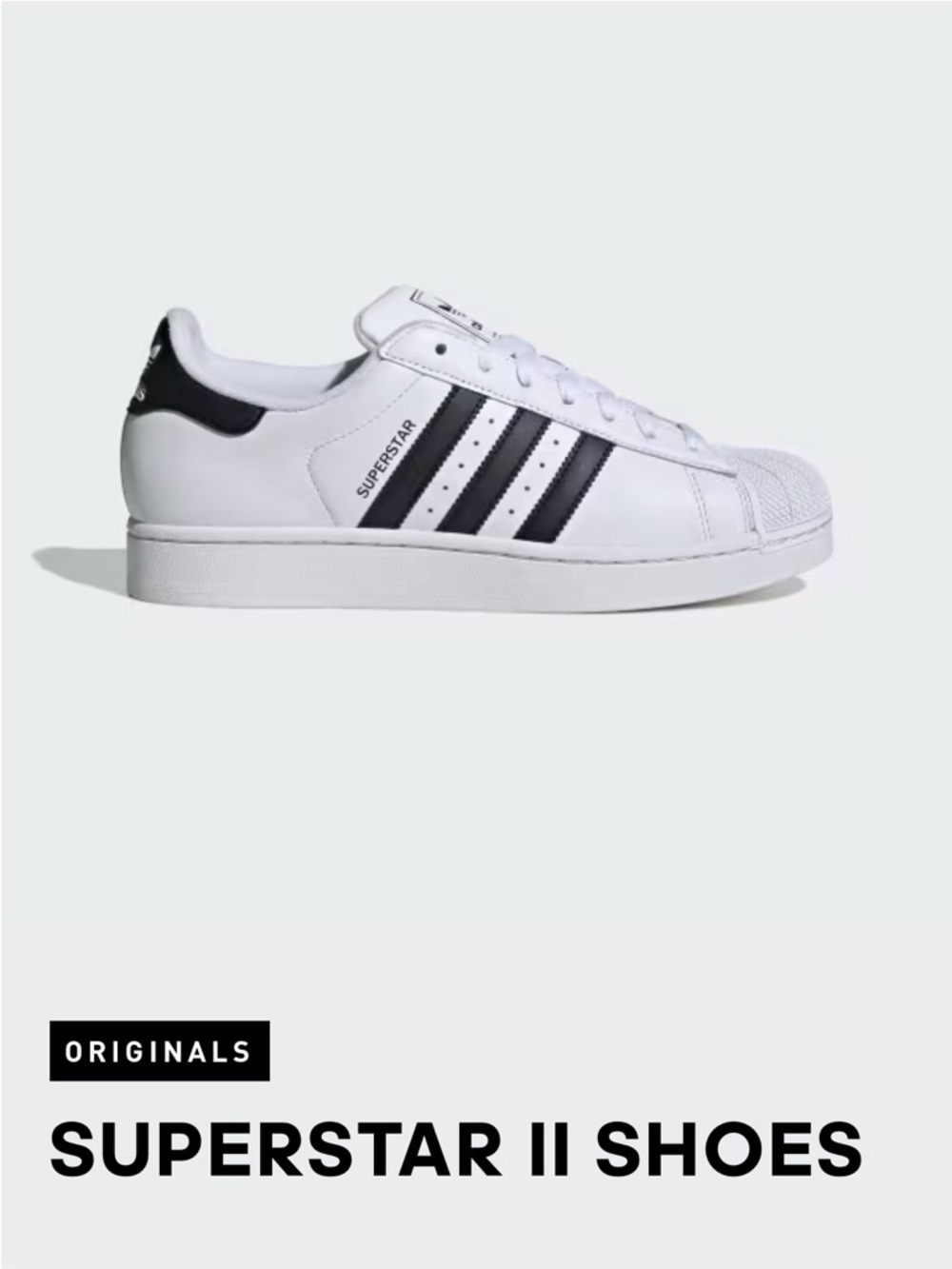 *SOLD* ORIGINAL SUPERSTAR II SHOES- ADIDAS